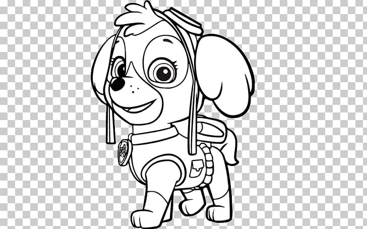 Coloring Book Child Drawing Tracker Joins The Pups! Dog PNG, Clipart, Adult, Angle, Art, Artwork, Black Free PNG Download