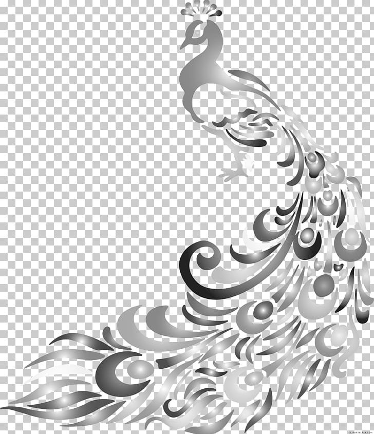 Peafowl Free Content Illustration Graphics PNG, Clipart, Art, Beak, Bird, Black And White, Body Jewelry Free PNG Download