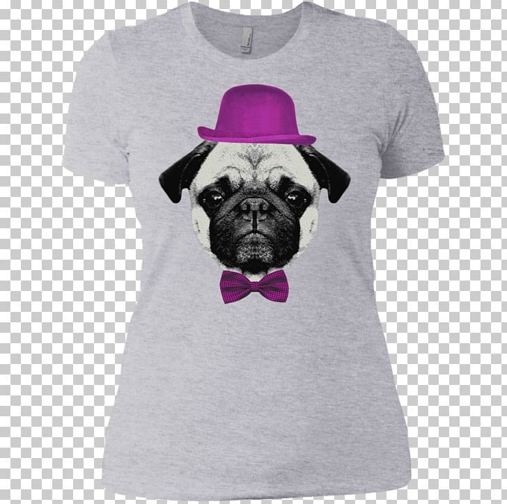 T-shirt Hoodie Pug Sleeve Top PNG, Clipart, Carnivoran, Clothing, Cotton, Dog, Dog Breed Free PNG Download