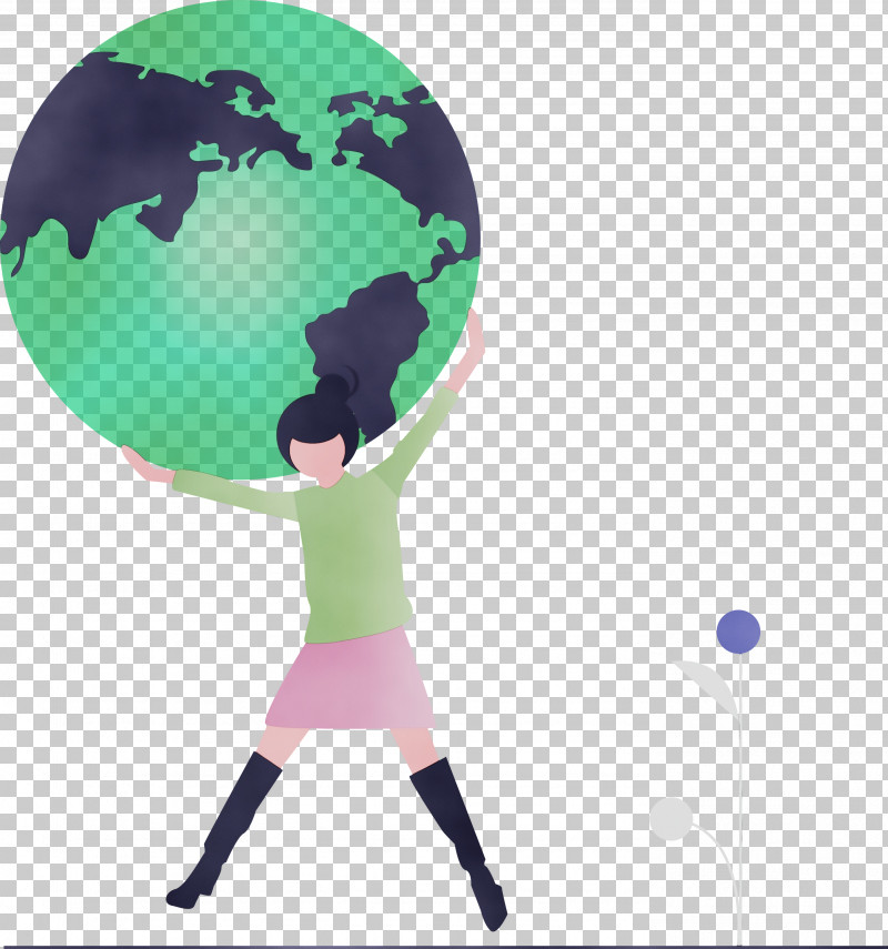 Green World Globe Earth PNG, Clipart, Earth, Girl, Globe, Green, Paint Free PNG Download