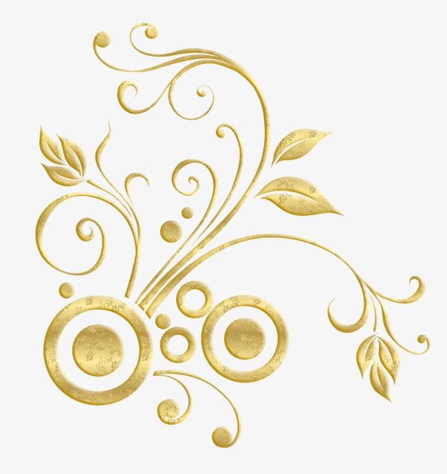 Gold Plant Pattern PNG, Clipart, Border, Border Line, Euporean, Euporean Pattern, Gold Free PNG Download