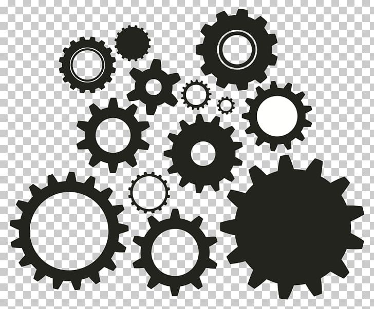 Gear PNG, Clipart, Auto Part, Bicycle Gearing, Bicycle Part, Black And White, Circle Free PNG Download