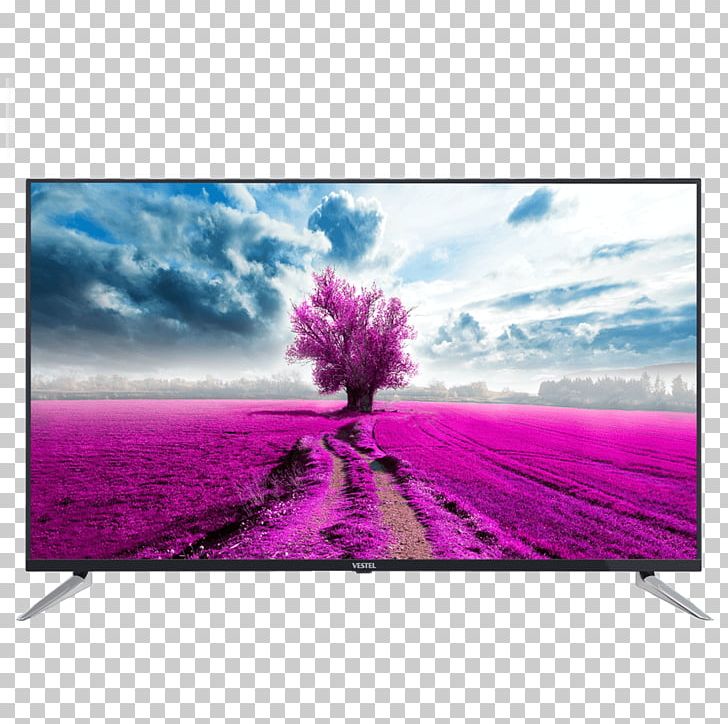4K Resolution LED-backlit LCD Ultra-high-definition Television Vestel PNG, Clipart, Computer Monitor, Display Device, Flower, Highdefinition Television, Lcd Television Free PNG Download