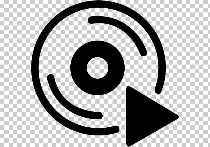 Computer Icons DVD Player Compact Disc PNG, Clipart, Area, Black And White, Brand, Circle, Compact Disc Free PNG Download
