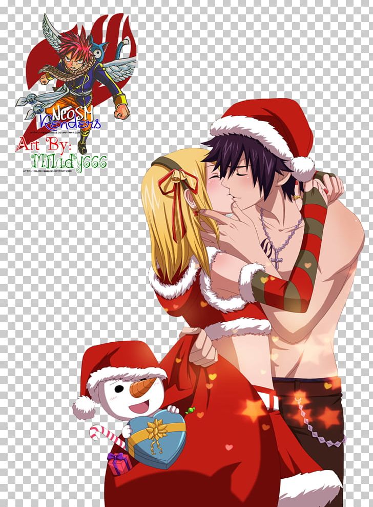 Gray Fullbuster Natsu Dragneel Fairy Tail Christmas Day PNG, Clipart, Art, Cartoon, Christmas, Christmas Day, Christmas Music Free PNG Download
