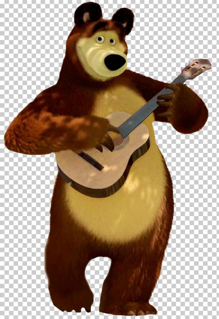 Masha Bear Bizcocho Cake Paper PNG