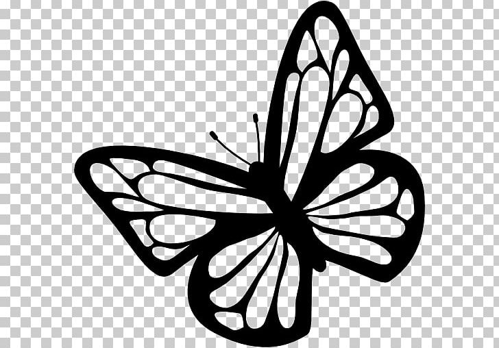 Butterfly Computer Icons PNG, Clipart, Arthropod, Artwork, Black And White, Brush Footed Butterfly, Computer Free PNG Download