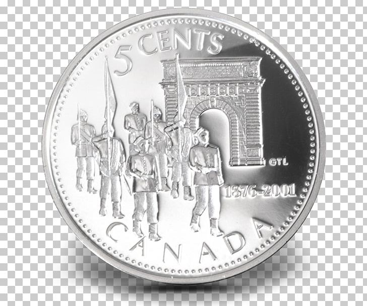 Silver Coin Silver Coin Nickel Royal Canadian Mint PNG, Clipart, 2002, Black And White, Canada, Cent, Coin Free PNG Download