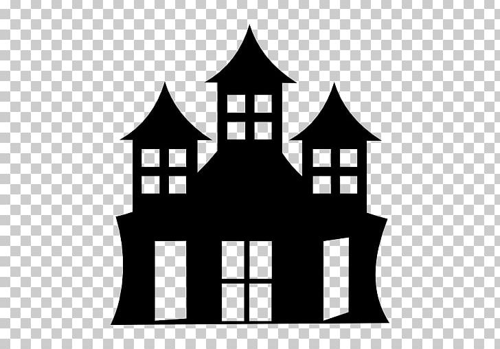 Haunted House Computer Icons PNG, Clipart, Black And White, Building, Computer Icons, Download, Encapsulated Postscript Free PNG Download