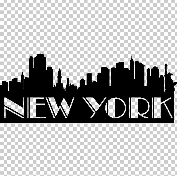 New York City Wall Decal Sticker New City PNG, Clipart, Adhesive, Black And White, Brand, Building, Bumper Sticker Free PNG Download