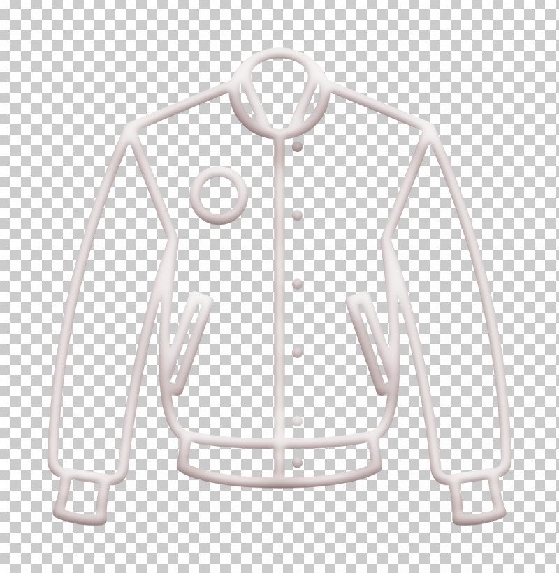 Linear Detailed High School Elements Icon Fasion Icon Varsity Jacket Icon PNG, Clipart, Clothing, Coat, Hoodie, Jacket, Letterman Free PNG Download