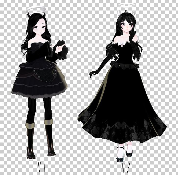 Bendy And The Ink Machine Angel Clothing Dress Costume PNG, Clipart, Angel, Bendy And The Ink Machine, Black And White, Clothing, Costume Free PNG Download