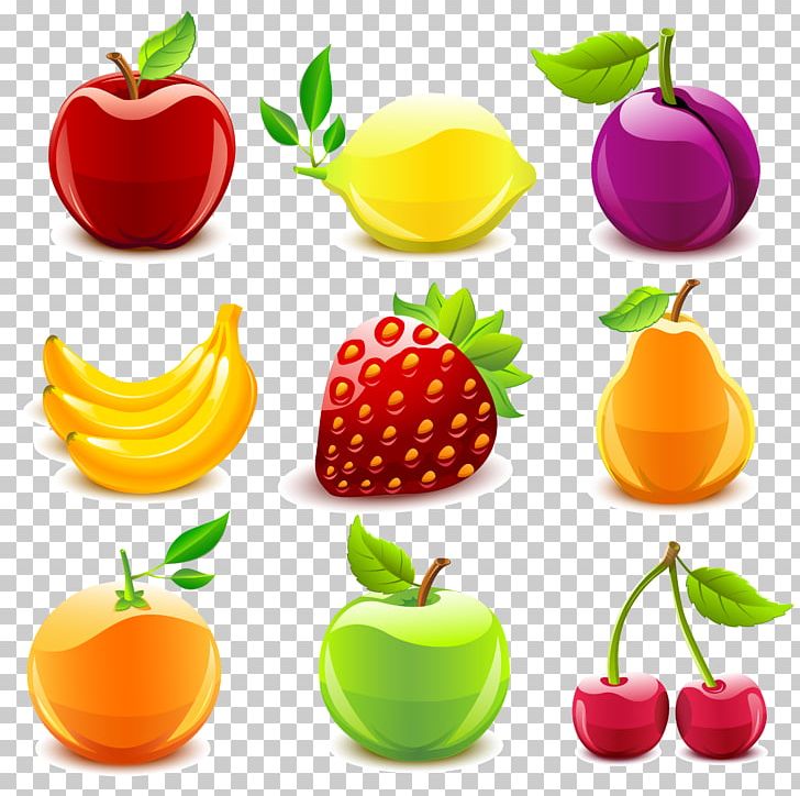 Fruit Illustration PNG, Clipart, Cherry, Encapsulated Postscript, Food, Fruit Nut, Green Apple Free PNG Download
