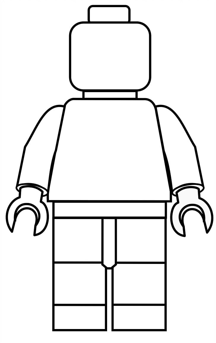 Lego Minifigure Template Lego Creator PNG, Clipart, Angle, Area, Artwork, Black, Black And White Free PNG Download