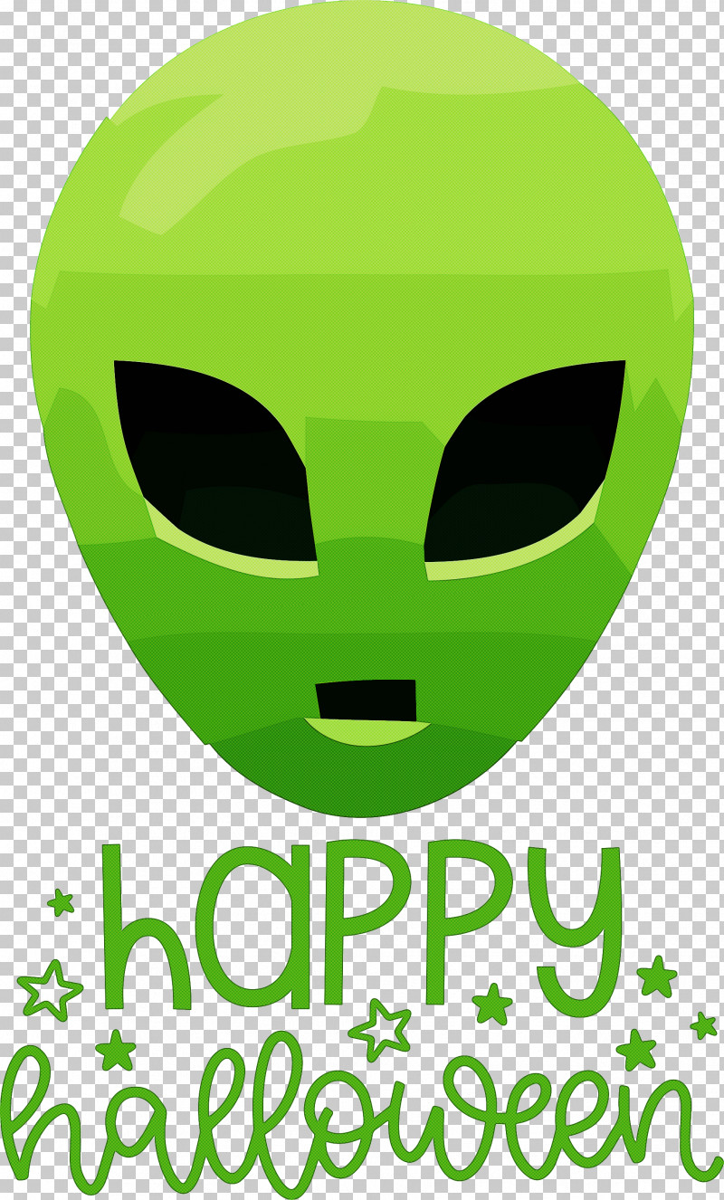 Happy Halloween PNG, Clipart, Face, Green, Happy Halloween, Leaf, Line Free PNG Download