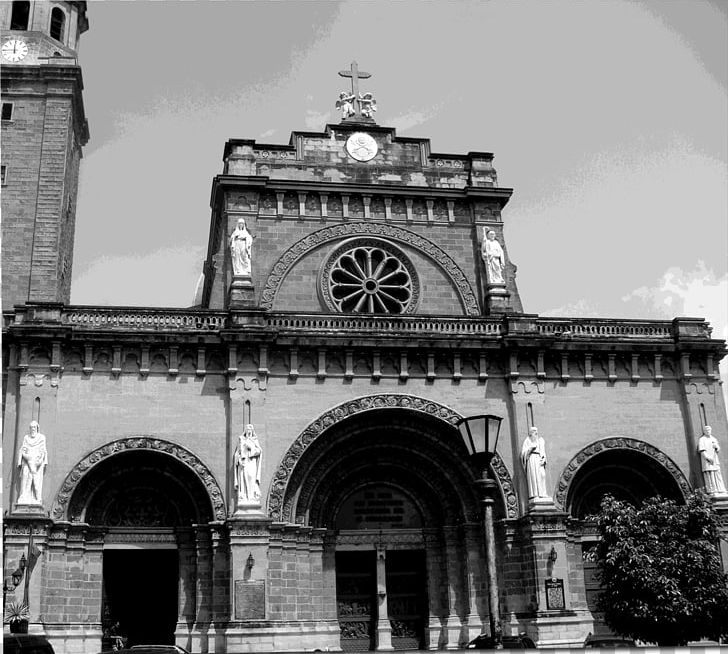 Manila Cathedral San Agustin Church Binondo Quiapo Church Roman Catholic Archdiocese Of Manila PNG, Clipart, Basilica, Building, Historic Site, Landmark, Medieval Architecture Free PNG Download