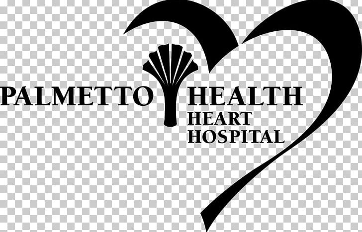 Palmetto Health Richland Palmetto Health Tuomey Palmetto Health Credit Union Health Care PNG, Clipart, Area, Black And White, Brand, Heart, Hospital Free PNG Download
