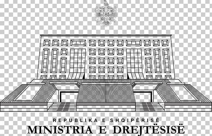 Ministry Of Justice Dëshmorët E Kombit Boulevard Council Of Ministers Albanian PNG, Clipart, Albania, Albanian, Angle, Area, Black And White Free PNG Download