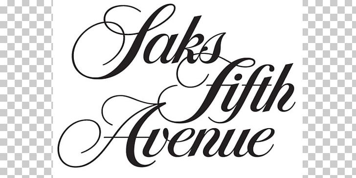 Saks Fifth Avenue Retail Lord & Taylor Customer Service PNG, Clipart, Black, Black And White, Brand, Calligraphy, Clothing Free PNG Download