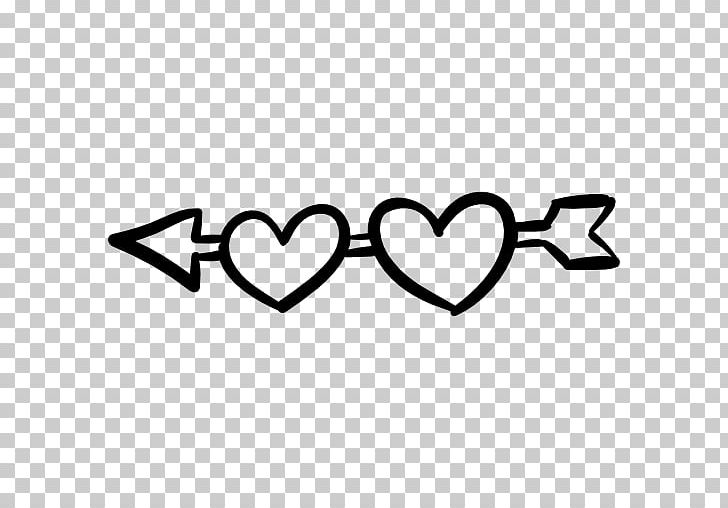Heart Arrow Computer Icons Symbol PNG, Clipart, Angle, Area, Arrow, Black, Black And White Free PNG Download