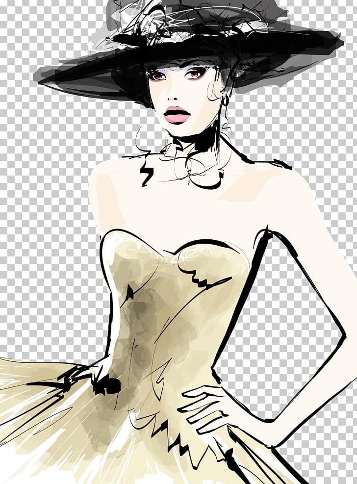Drawing Illustration PNG, Clipart, Celebrities, Fashion, Fashion Design, Fashion Illustration, Fashion Model Free PNG Download
