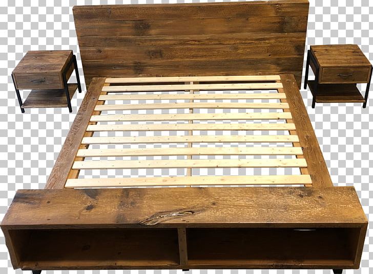 Bed Frame Platform Bed Table Reclaimed Lumber PNG, Clipart, Bed, Bedding, Bed Frame, Boxspring, Couch Free PNG Download