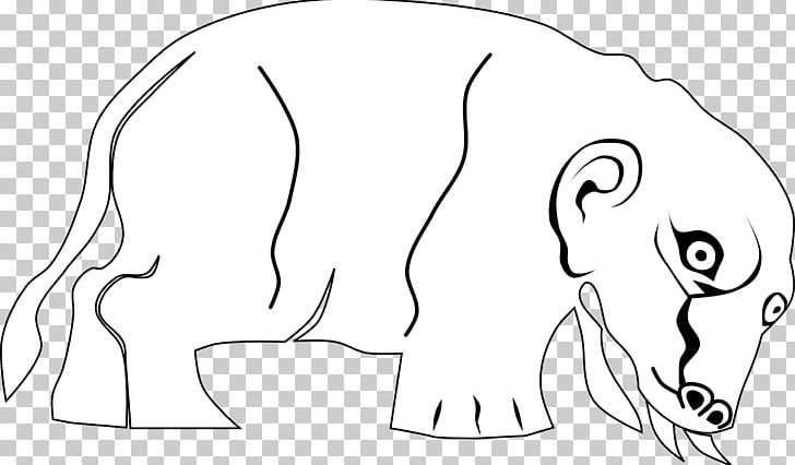 Drawing Elephant Line Art PNG, Clipart, Animals, Arm, Art, Bear, Black Free PNG Download