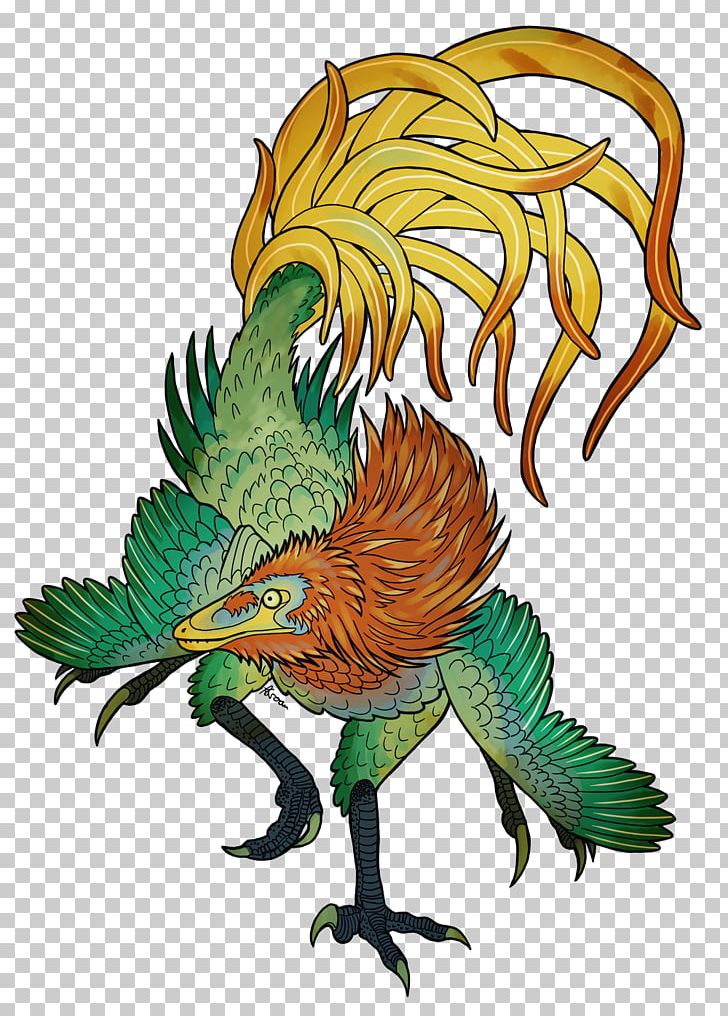 Phoenix Chicken Jinfengopteryx Bird Feather PNG, Clipart, Animal, Art, Beak, Bird, Chicken Free PNG Download