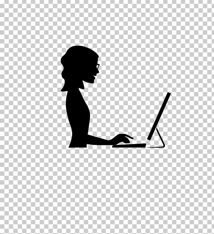Woman Silhouette PNG, Clipart, Arm, Black, Black And White, Computer, Female Free PNG Download