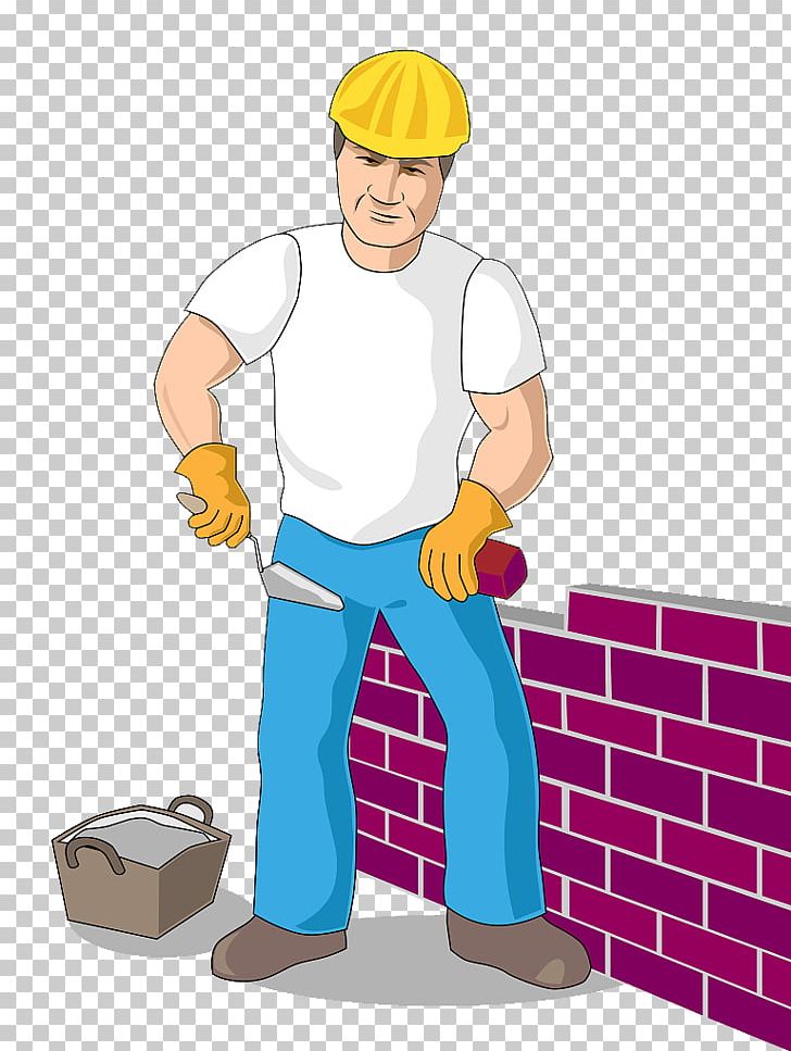 Bricklayer Wall Concrete Masonry Unit Illustration PNG, Clipart, Arm, Boy, Building, Construction, Construction Worker Free PNG Download