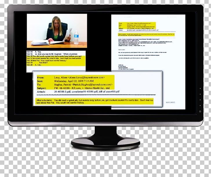 Computer Monitors Display Device Deposition Dell Lawyer PNG, Clipart, Communication, Computer Monitor, Computer Monitor Accessory, Computer Monitors, Computer Software Free PNG Download