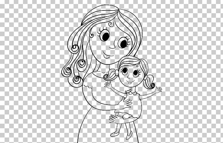 Mother Drawing Daughter Child Coloring Book PNG, Clipart, Arm, Artwork, Black, Black And White, Boy Free PNG Download