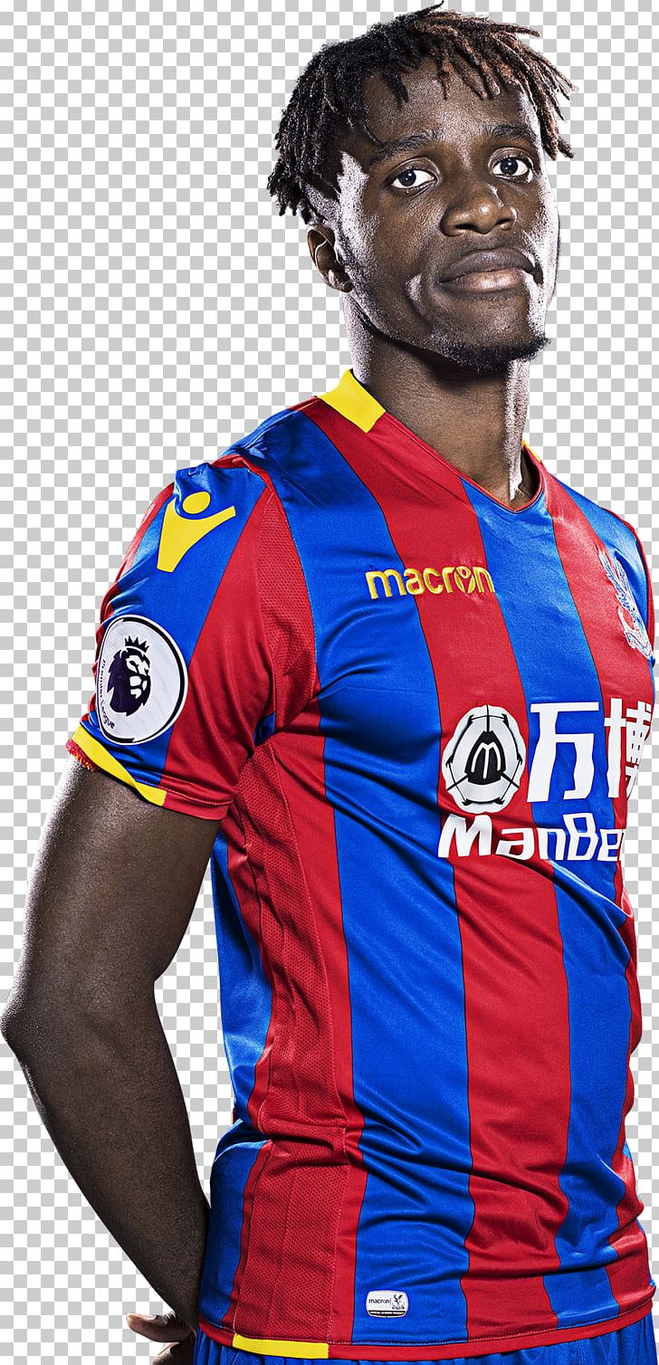 Wilfried Zaha Crystal Palace F.C. Football Player Premier League PNG, Clipart, Andrew Johnson, Bakary Sako, Blue, Crystal Palace Fc, Electric Blue Free PNG Download