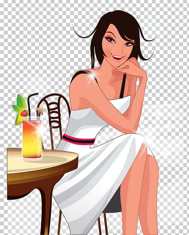 Tea Woman Illustration PNG, Clipart, Arm, Beautiful Vector, Bijin, Business Woman, Cartoon Free PNG Download