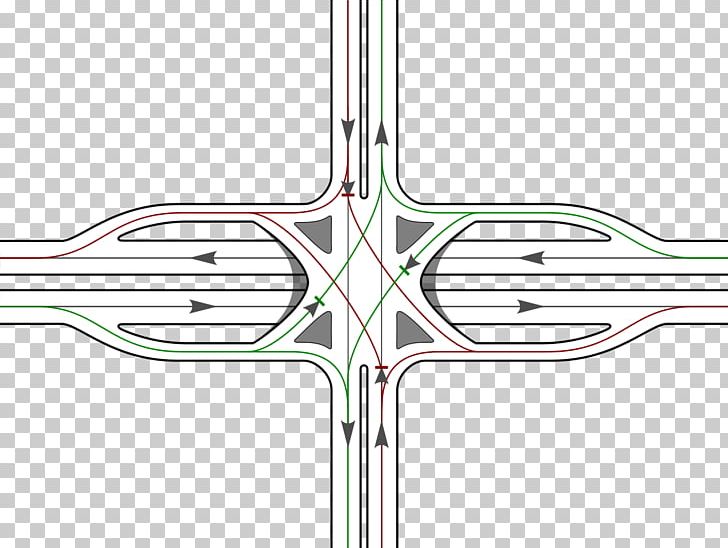 Single-point Urban Interchange Diverging Diamond Interchange Controlled-access Highway PNG, Clipart, Angle, Carriageway, Cloverleaf Interchange, Controlledaccess Highway, Diamond Interchange Free PNG Download