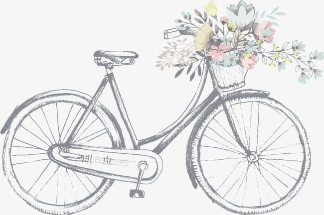 Light Gray Painted Line Art Illustration Bike PNG, Clipart, Art, Art Clipart, Bicycle, Bike Clipart, Cycle Free PNG Download