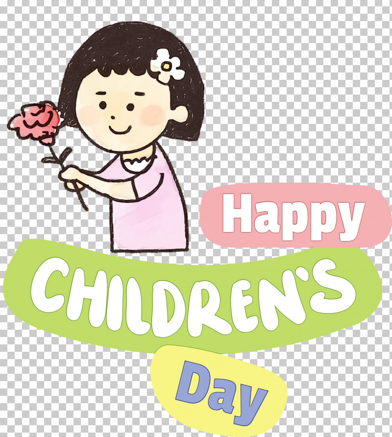 Human Logo Cartoon Behavior Pink M PNG, Clipart, Behavior, Cartoon, Childrens Day, Happiness, Happy Childrens Day Free PNG Download