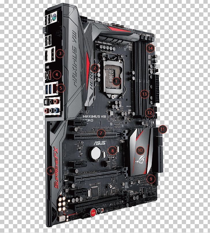 LGA 1151 Motherboard ASUS Maximus VIII Hero ATX PNG, Clipart, Asus, Asus Maximus Viii Hero, Asus Rog Maximus Viii Hero Alpha, Atx, Computer Case Free PNG Download