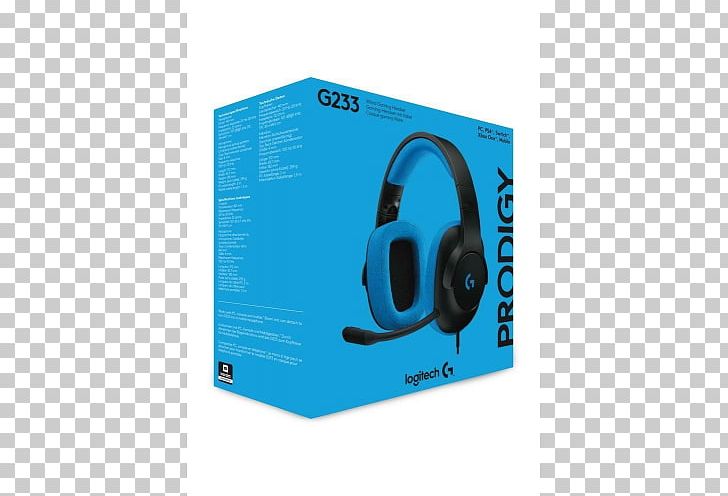 Logitech G233 Prodigy Logitech Gaming Headset G233 Prodigy Headphones Microphone PNG, Clipart, Audio, Audio Equipment, Electric Blue, Electronic Device, Electronics Free PNG Download