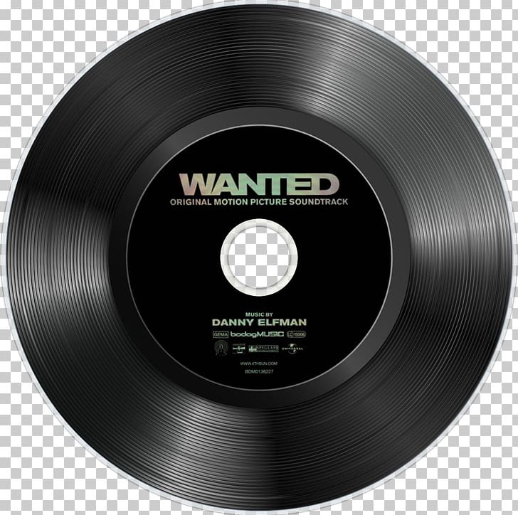 Wanted: Original Motion Soundtrack Compact Disc Music Album PNG, Clipart, Album, Compact Disc, Danny Elfman, Disk Image, Download Free PNG Download