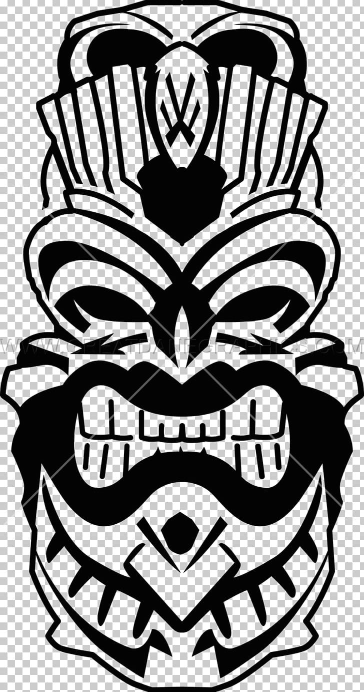 Black And White Visual Arts Tiki PNG, Clipart, Art, Artwork, Black And White, Fictional Character, Graphic Design Free PNG Download