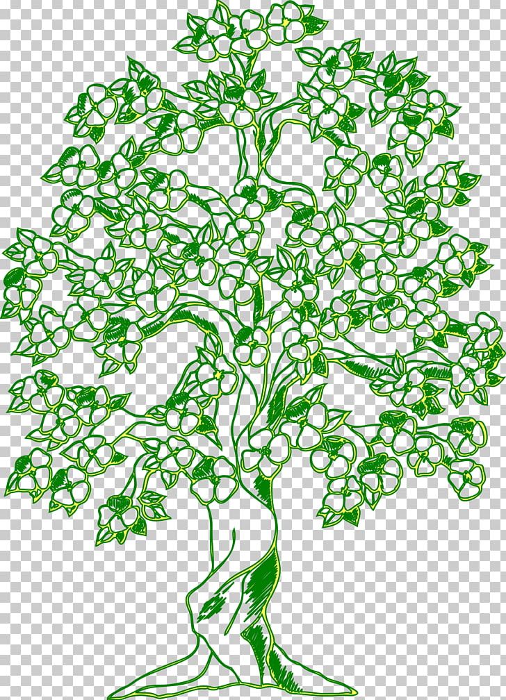 Coloring Book Tree Wall Decal Child PNG, Clipart, Apple, Area, Black And White, Book, Branch Free PNG Download
