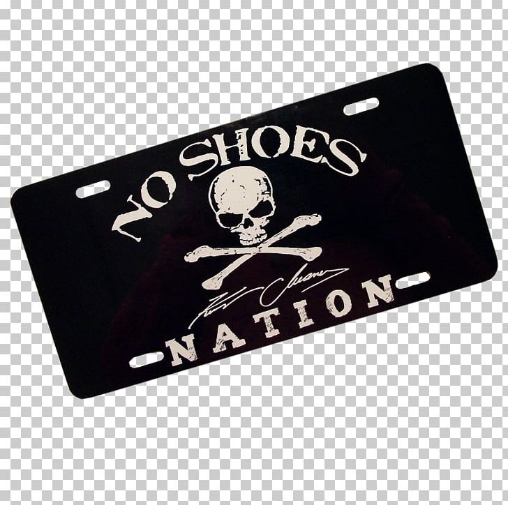 Pirate Flag Live In No Shoes Nation Vehicle License Plates