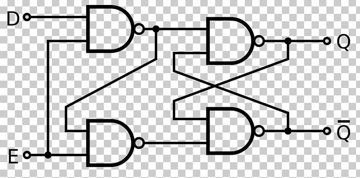Flip-flop NAND Gate Circuito Sequencial NOR Gate PNG, Clipart, And Gate, Angle, Area, Black And White, Brand Free PNG Download