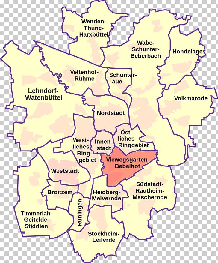 Map Ortsteil Stadtbezirk Hauptbahnhof Braunschweig Wikipedia PNG, Clipart, Area, Bezirk, Braunschweig, Germany, Information Free PNG Download
