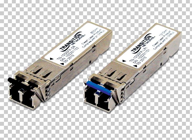 Electrical Connector SFP+ Small Form-factor Pluggable Transceiver Electronics Single-mode Optical Fiber PNG, Clipart, Dmi, Electrical Connector, Electronics, Electronics Accessory, Gigabit Per Second Free PNG Download