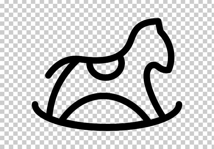 Rocking Horse Computer Icons PNG, Clipart, Animals, Area, Black, Black And White, Child Free PNG Download