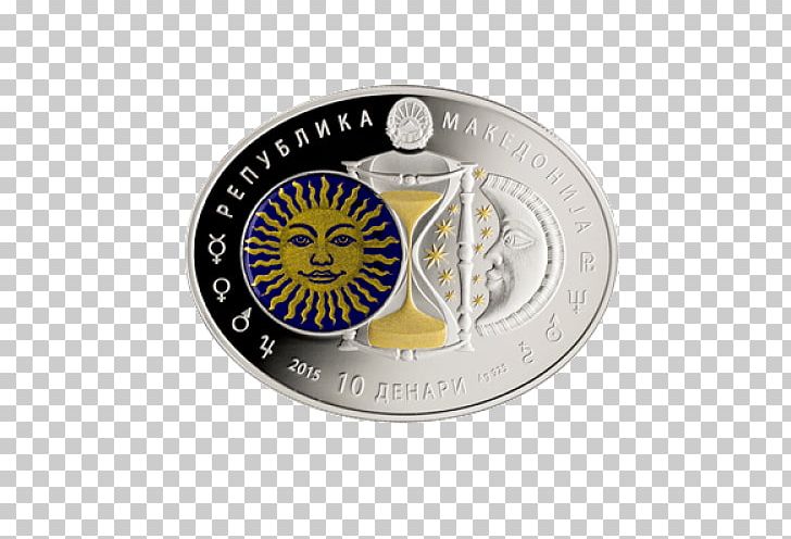 Silver Coin Republic Of Macedonia Zodiac Astrological Sign PNG, Clipart, Astrological Sign, Badge, Brand, Capricorn, Coin Free PNG Download