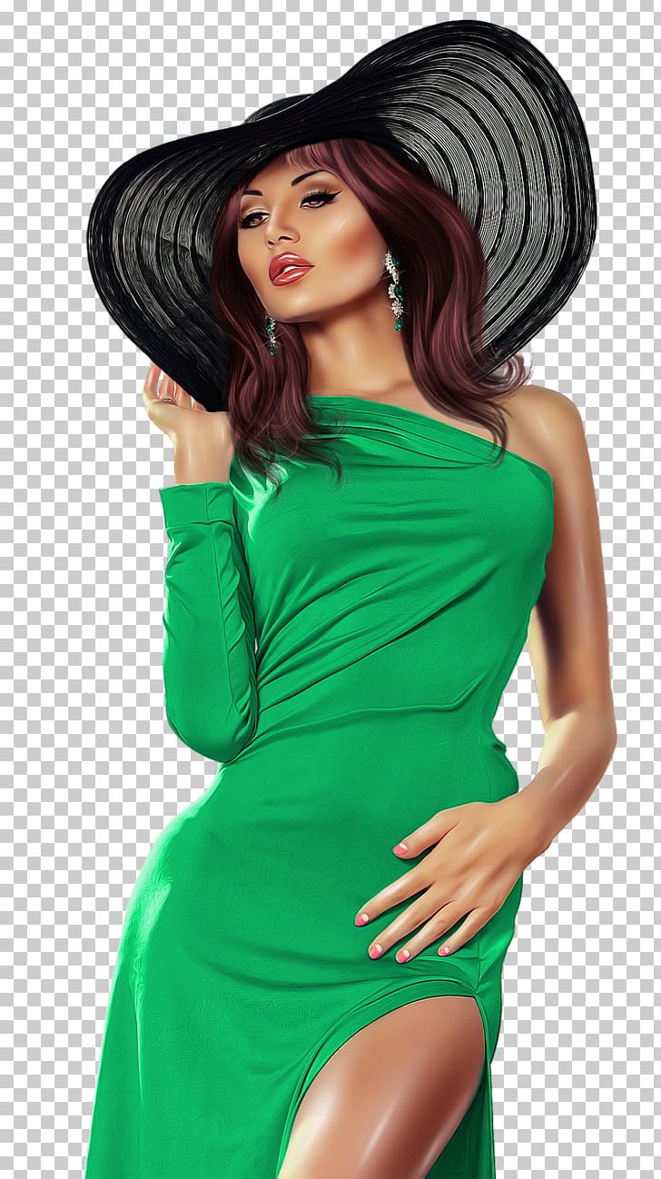 Fashion Illustration Woman Model PNG, Clipart, 100, Art, Artist, Black Hair, Cocktail Dress Free PNG Download