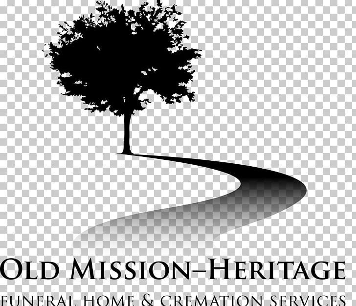 Old Mission-Heritage Funeral Home & Cremation Services Logo PNG, Clipart, Black And White, Branch, Brand, Computer, Computer Wallpaper Free PNG Download